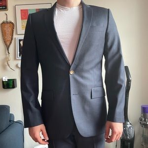 Navy blue Thompson slim fit suit, business suit set, wedding suit, jcrew blazer